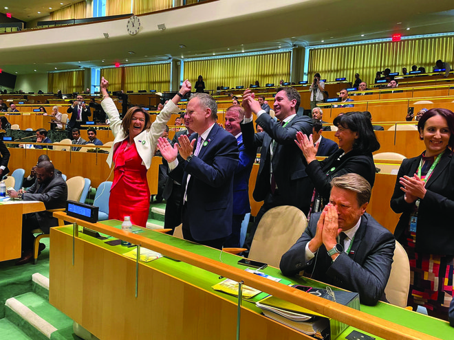 Slovenija je bila 6. junija 2023 izvoljena za nestalno članico
VS OZN. FOTO: Ministrstvo za zunanje zadeve