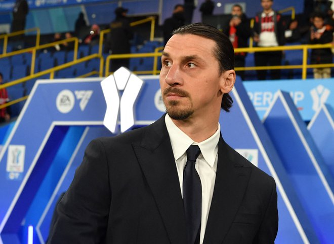 Zlatan Ibrahimovič je nadomeščal glavnega trenerja. FOTO: Jennifer Lorenzini/Reuters