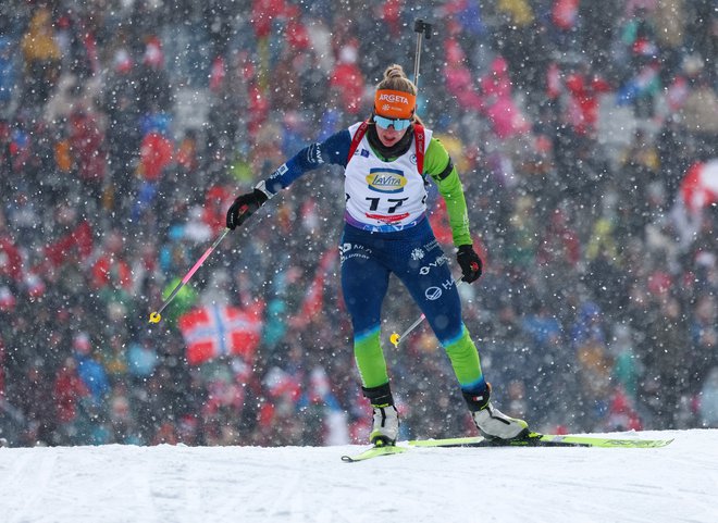 Polona Klemenčič je bila najvišje uvrščena slovenska biatlonka. FOTO: Denis Balibouse/Reuters