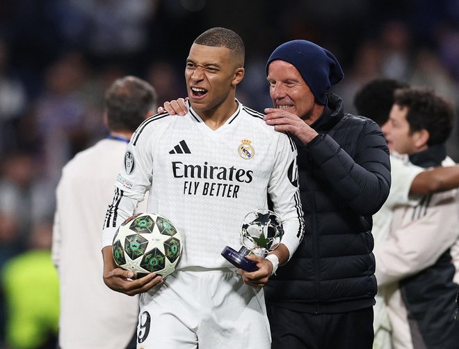 Kylian Mbappe je bil izbran za igralca tekme. FOTO: Violeta Santos Moura/Reuters