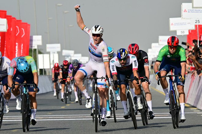 Belgijec Tim Merlier je dobil etapo. FOTO: Giuseppe Cacace/AFP