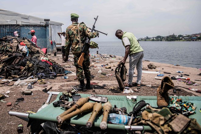 Tutsijska milica M23 je konec januarja zasedla najpomembnejše mesto na vzhodu DR Kongo Gomo, njen pohod pa se nadaljuje. FOTO: Jospin Mwisha/AFP