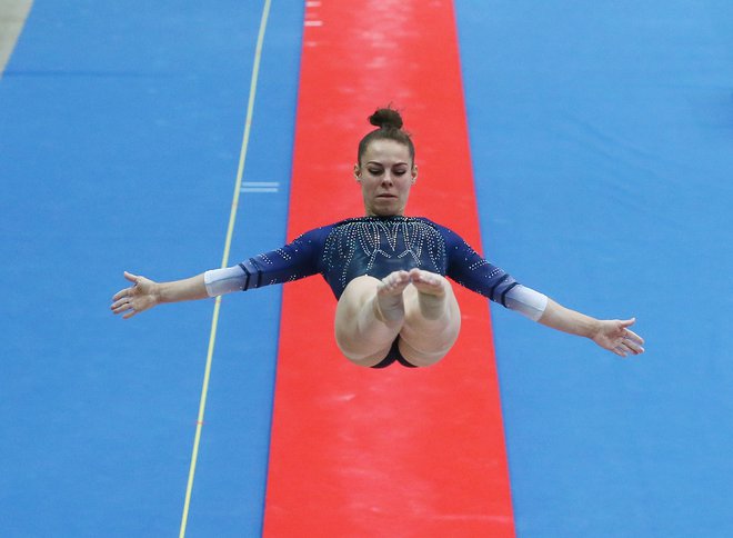 Tjaša Kysselef je bila druga. FOTO: Jože Suhadolnik