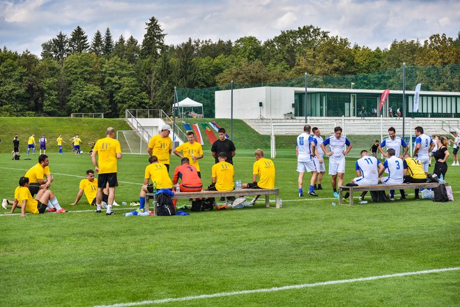 Tudi Nogometna zveza Slovenije je v svojem centru na Brdu gostila dogodke poslovne nogometne lige. Foto arhiv PNL