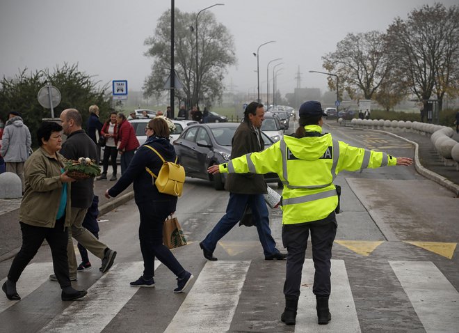 Prenovo Tomačevske ceste, ki bo po novem delno odprta samo za mestni potniški promet in intervencijska vozila, morajo dokončati do leta 2026. FOTO: Blaž Samec/Delo