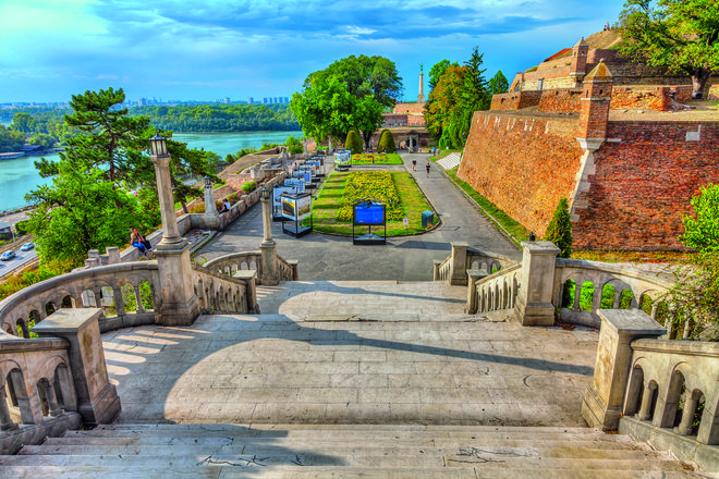 Kalemegdansko stopnišče FOTO: Shutterstock