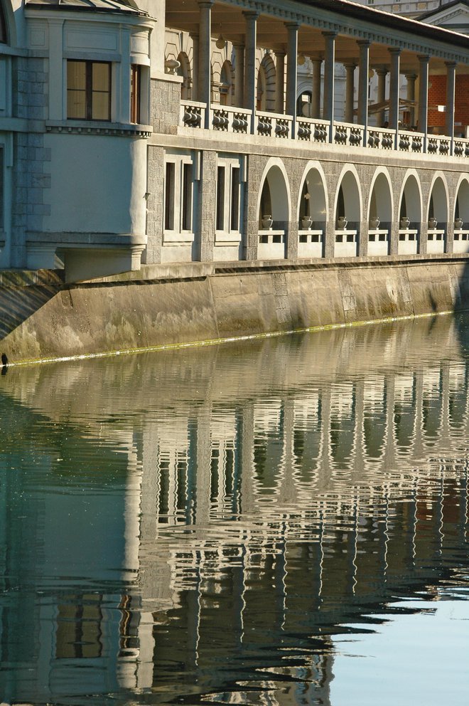 Arkade na Plečnikovi tržnici FOTO: Dunja Wedam