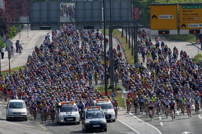 Kolesarski maraton Franja FOTO: Mavric Pivk