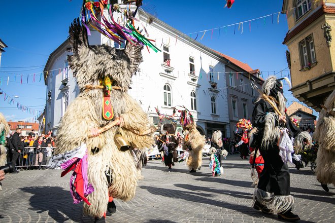 Pustni karneval s kurentovanjem na Ptuju FOTO: Mediaspeed