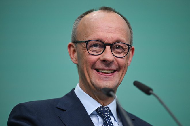 Bodoči kancler Friedrich Merz je rojakom napovedal, da bodo morali bolj trdo delati. FOTO: Ina Fassbender/AFP