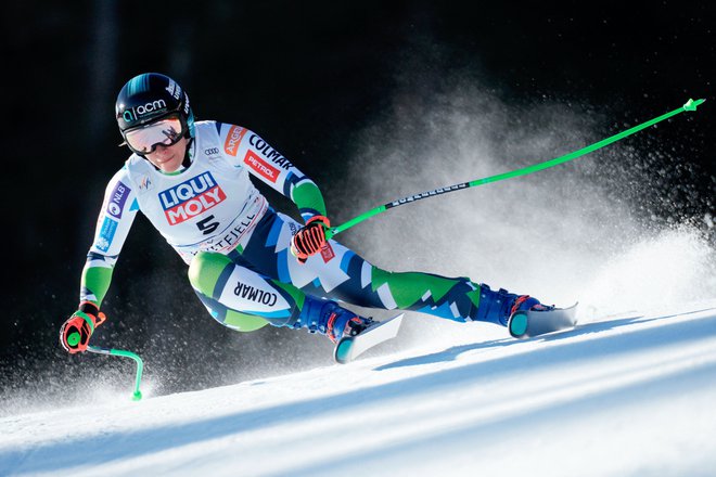 Ilka Štuhec je v Kvitfjellu prismučala do sedmega mesta. FOTO: Stian Lysberg Solum/AFP