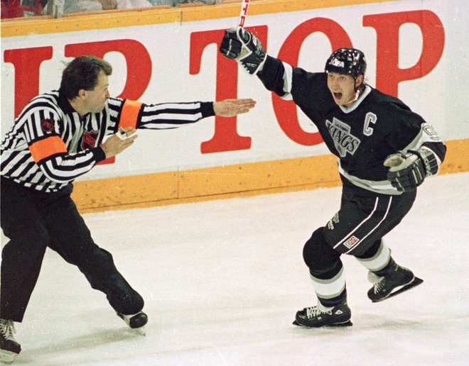 Wayne Gretzky je igral tudi za Los Angeles Kings. FOTO: Gary Hershorn/Reuters