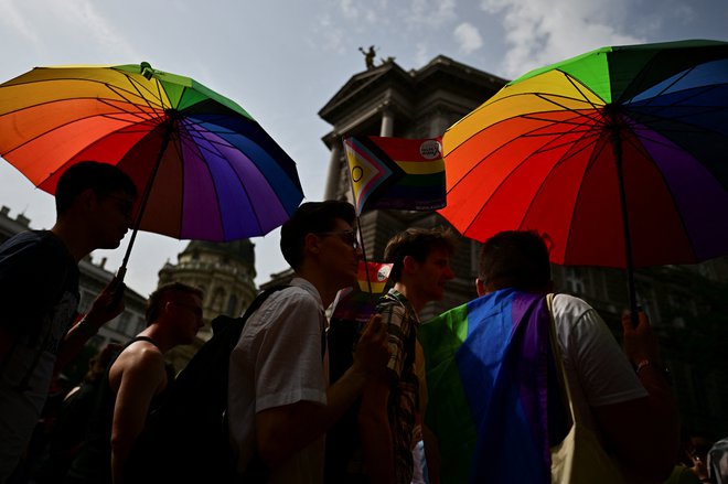 Lani je bila parada v Budimpešti 22. junija. FOTO: Marton Monus/Reuters