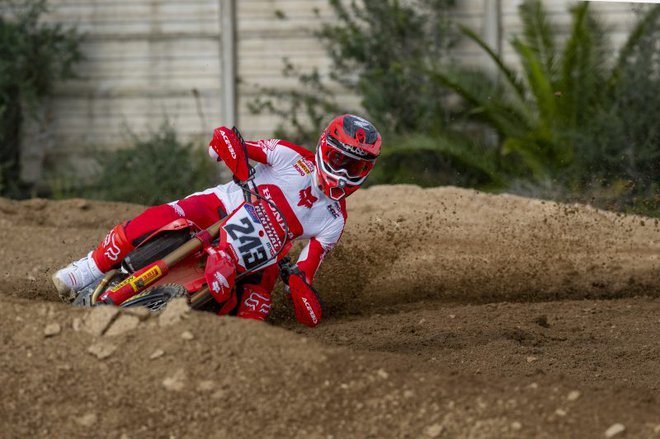 Tim Gajser je bil tretji v kvalifikacijah. FOTO: Honda Racing