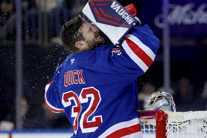 Ključ do zmage ekipe iz New Yorka je bil izjemen večer Jonathana Quicka FOTO: Brad Penner/Reuters