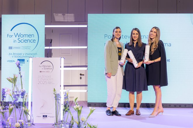 Nacionalni program L'Oréal-Unesco Za ženske v znanosti je v svojih 19 letih delovanja v Sloveniji nagradil skupno 55 izjemnih mladih znanstvenic. FOTO: L'Oréal Adria