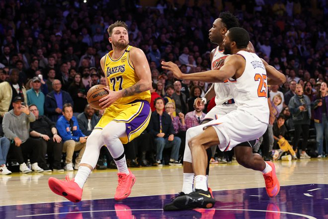 Luka Dončić je bil prvo ime tekme. FOTO: Meg Oliphant/AFP