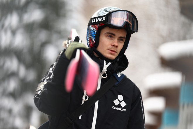 Marius Lindvik je po diskvalifikaciji ostal brez srebrne kolajne. FOTO: Lisi Niesner/Reuters