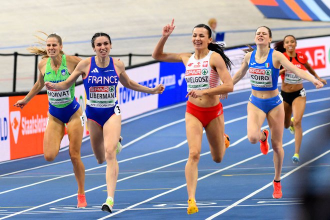 Finiš finalnega teka. FOTO: John Thys/AFP