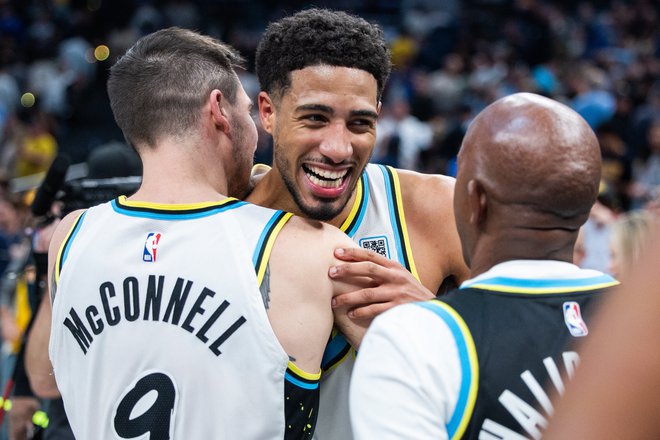 Tyrese Haliburton je bil mož odločitve v dvoboju Indiane in Milwaukeeja. FOTO: Trevor Ruszkowski/Imagn Images Via Reuters Connect