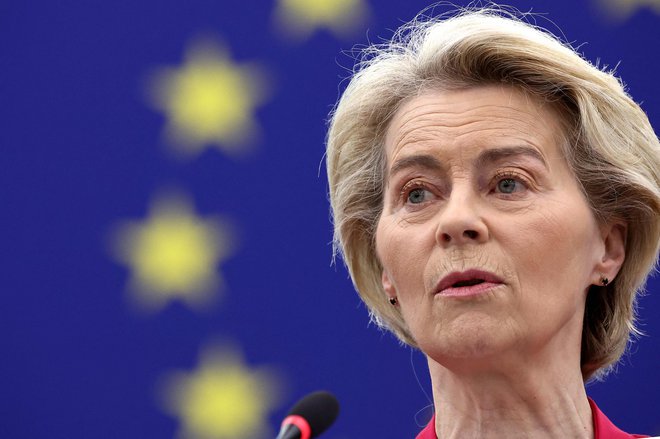 Še naprej smo pripravljeni na dialog, je sporočila predsednica evropske komisije Ursula von der Leyen. FOTO: Frederick Florin Afp