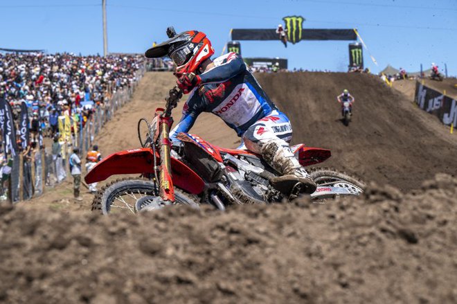 Tim Gajser je bil v Argentini tretji. FOTO: Honda Racing