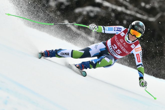 Ilka Štuhec je bila 24. FOTO: Marco Bertorello/AFP