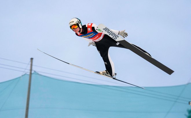 Domen Prevc je bil najboljši na Norveškem. FOTO: Terje Bendiksby/Reuters