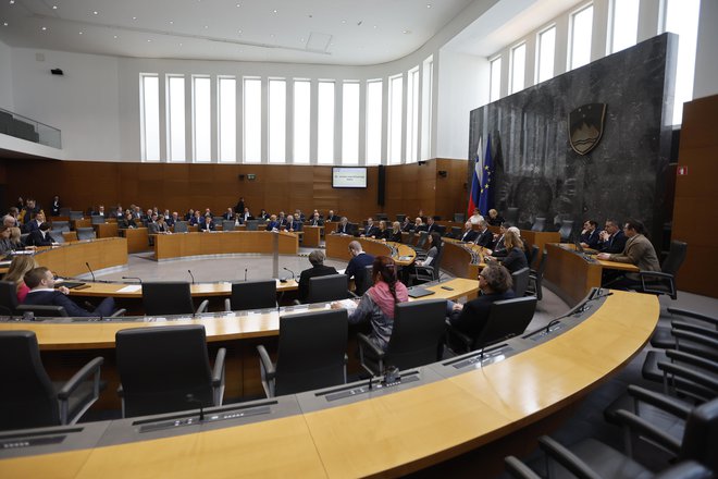 Ne vidim možnosti, da bi bodisi koalicijski bodisi opozicijski poslanci sprejeli zmanjšanje števila poslancev v državnem zboru. Zakaj pa bi? FOTO: Leon Vidic