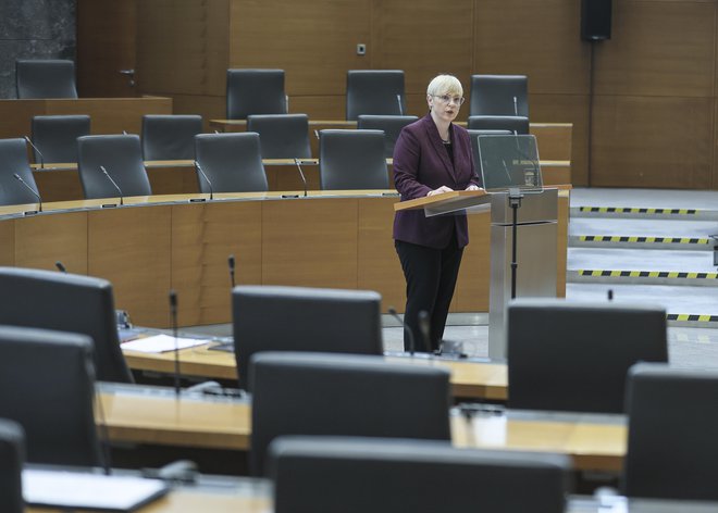 Predsednica republike Nataša Pirc Musar se trudi z imenovanjem guvernerja Banke Slovenije in varuhinje človekovih pravic. FOTO: Jože Suhadolnik/Delo